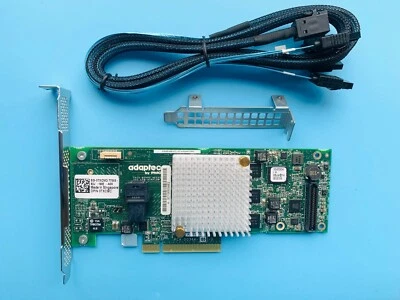 Adaptec ASR-8405 12Gb/s SAS/SATA RAID Controller Card SFF8643 SATA cab - Image 1 of 4