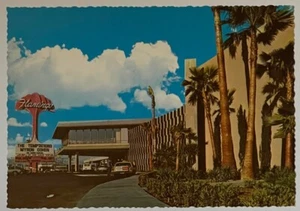 Vintage Las Vegas Nevada Postcard Flamingo Hotel Casino The Temptations - Picture 1 of 2