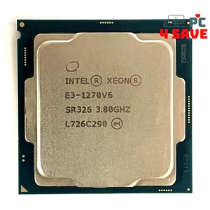 Intel Xeon E3-1270 V6 3.80GHz 4-Core 8MB LGA1151 Workstation Processor SR326 72W - Picture 1 of 1