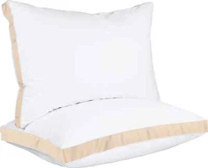 Gusset Bed Pillows Pack of 2 for Sleeping King &  Queen Size Utopia Bedding - Picture 1 of 60