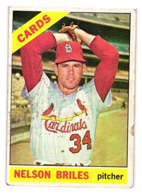 1966 Topps - No243 Nelson Briles - Изображение 1 из 2