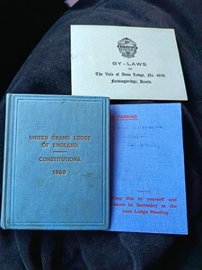 Masonic United Grand Lodge England Constitutions Book - 1960- Avon By Law 4859. - Picture 1 of 13