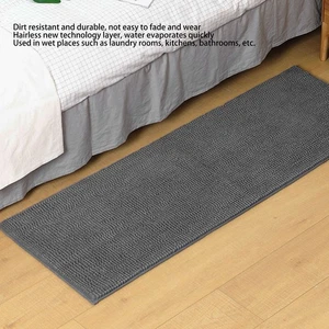 Bathroom Absorbent Mat Anti Slip Bottom Soft Water Evaporates Quickly 50x12 DW - Picture 1 of 12