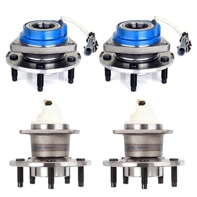 4x Front Rear FWD For Chevrolet Monte Carlo 2000-2007 Wheel Hub Bearings Assembl - Изображение 1 из 4