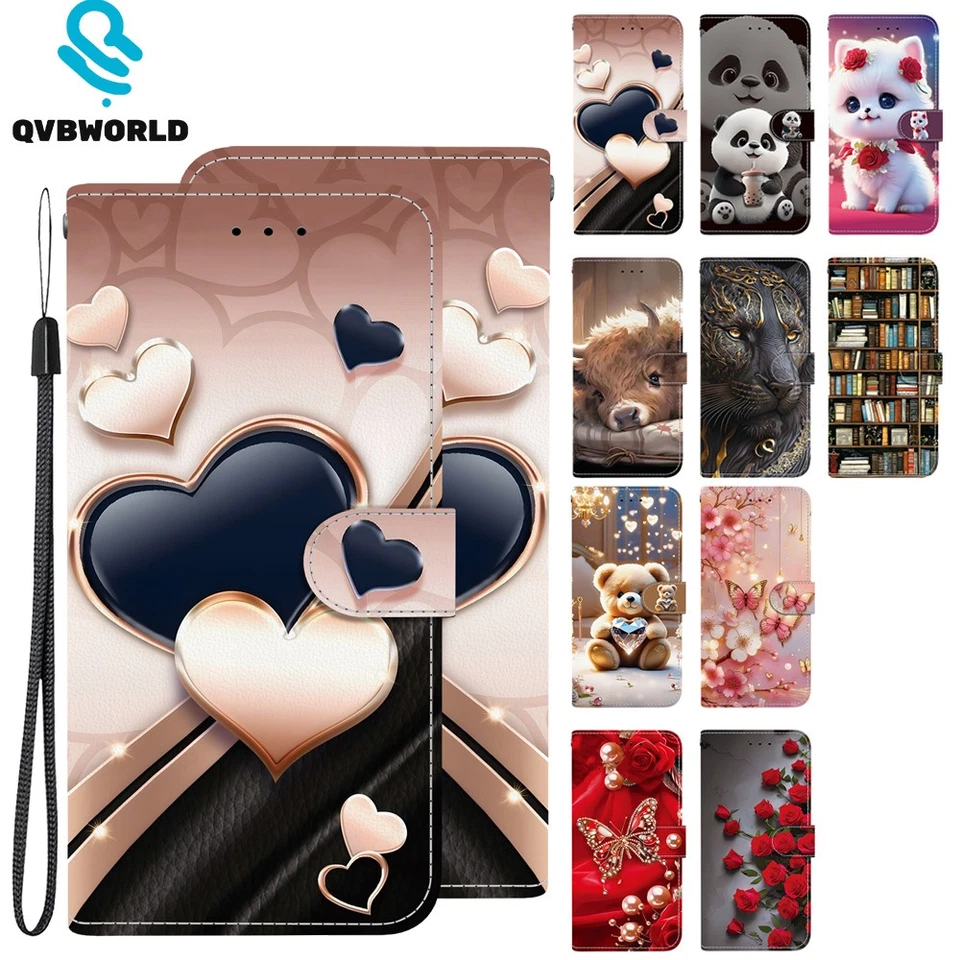 Leather Wallet Case for OnePlus Nord CE5 Nord 5 4 3 ACE 5 N30 Flip Phone Cover - Image 1 of 4
