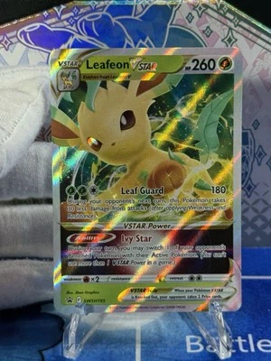 Leafeon VSTAR SWSH195 SWSH: Sword & Shield Promo Cards Holo - Image 1 of 3