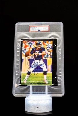 John Elway 2004 Goal Line Art Ink Autograph / PSA Auto GEM MT 10 - Image 1 of 4