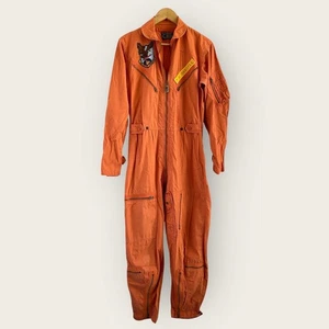 Vintage 1963 USAF K-2B Flying Suit Man’s Very Light Size Small Regular Orange - Picture 1 of 11