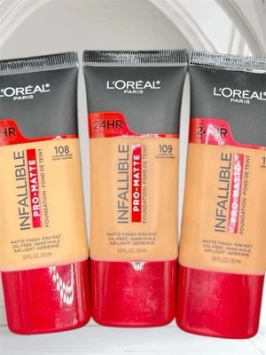 L'Oreal PARIS Makeup INFALLIBLE Pro-Matte Longwear Foundation 1oz (CHOOSE SHADE) - Image 1 of 4