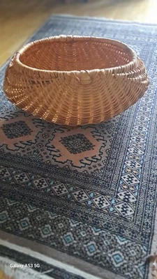 Korb geflochten oval/rund mit Henkeln - Bild 1 von 4