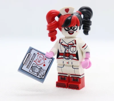 Минифигурка медсестры Харли Квинн серия 1 ФИЛЬМ О БЭТМЕНЕ 71017 супергерой LEGO® - Изображение 1 из 4