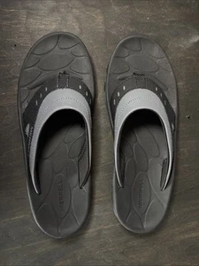 Merrell Men’s Huntington Sport Flip Sandals J036877 Black/Gray Size 8 - Picture 1 of 2