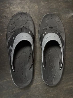 Merrell Men’s Huntington Sport Flip Sandals J036877 Black/Gray Size 8 - Image 1 of 2