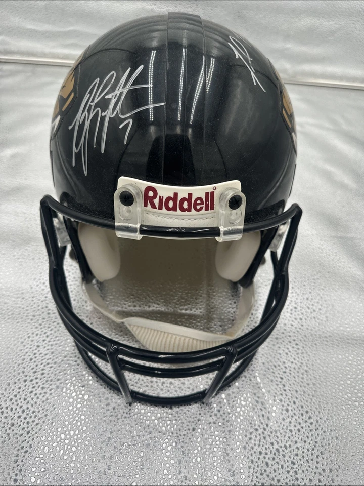 Casco Auténtico Jaguars Fred Taylor Byron Leftwich Firmado Tamaño Completo Foto 1 de 4