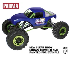 #10223 - 1/10 PARMA X-CITER COMPETITION CRAWLER CLEAR RC Body - Fits AXIAL, Etc. - Picture 1 of 3