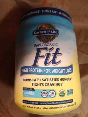 Garden of Life 16.1 oz Raw Organic Fit Protein Powder - Vanilla - Image 1 of 3