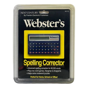 Vintage NOS Webster's Franklin Spelling Corrector NC-10 1993 New Sealed - Picture 1 of 6