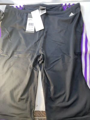 Adidas Niños Empalme Sólido Infinitex Natación Jammer AMX8420 Negro Púrpura Talla 22 Foto 1 de 4