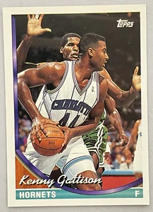 1993-94 Topps Basketball Karte #109 Kenny Gattison Charlotte Hornets - Bild 1 von 2