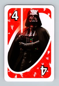 Disney 100° Anniversario UNO - Darth Vader - Rosso - Card - Da Collezione - Foto 1 di 2