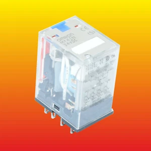 LOTE OMRON MY4IN = 1 RELÉ ELECTROMAGNÉTICO 4PDT 24VDC 5A 250VAC NUEVO - Imagen 1 de 5