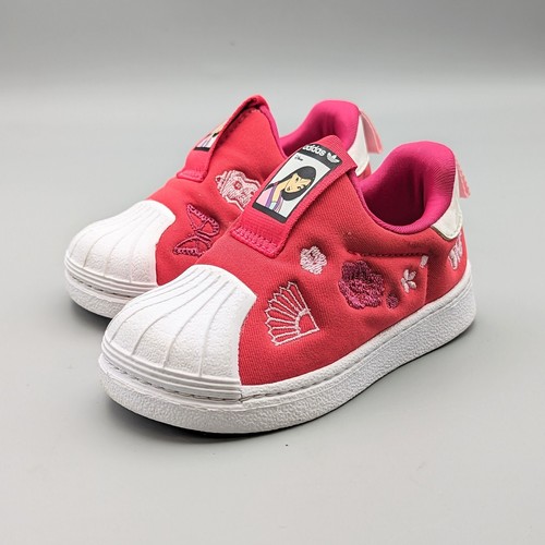 Scarpe slip on Adidas X Disney Superstar 360 Mulan bambini taglia 5K