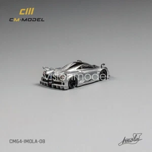 CM MODEL 1:64 scale Pagani Imoda Silver Diecast Model Car Toy - Picture 1 of 3