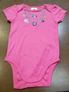 ZZ Z7 New Pink Colts Infant Onesie Sport NFL Team Apparel By Gerber - Picture 1 of 2