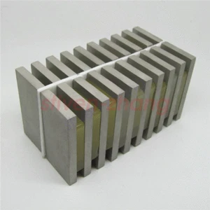 1pcs 50mm x 20mm x 5mm SmCo Strong Black Magnet Block High Temperature≤350° - Picture 1 of 4