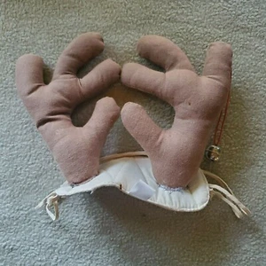 VINTAGE REINDEER ANTLERS CLOTH HEADBAND - Picture 1 of 1