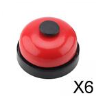 6 x accessoires à faire soi-même cloche en métal occupée cloche jouets sensoriels jeu intérieur rouge