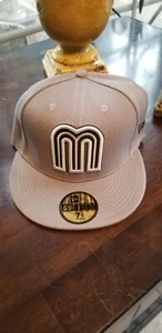 New Era 59Fifty New Hat Youth Size 7 1/8 Fitted Mexico Baseball Gray - Picture 1 of 4
