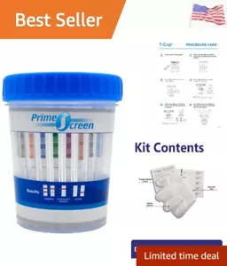 Urine Drug Test Compact Cup 16 Panel Kit AMP,BAR,BUP,BZO,COC,mAMP,MDMA,MOP/OP... - Picture 1 of 6