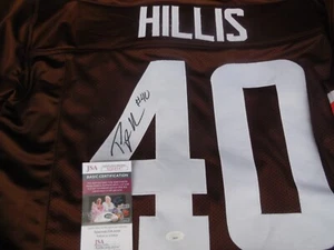 Peyton Hillis signed Cleveland Browns sewn on XL jersey JSA COA Arkansas Broncos - Picture 1 of 4
