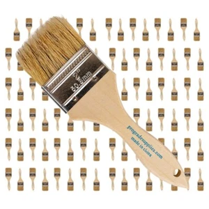 96Pk- 2 inch Chip Paint Brushes for Paint, Stains,Varnishes,Glues,Gesso - Picture 1 of 7
