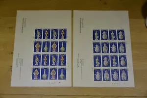 2 DDR Ersttagsbriefe ZD-Bogen Nr. 2464-2467 & 2468-2471 DDR Zeitdokument 1979 - Bild 1 von 6