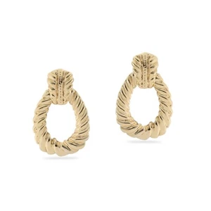 Seilohrring, Seil, zierlicher Seilohrring, Valentinstagsgeschenke, - Bild 1 von 1