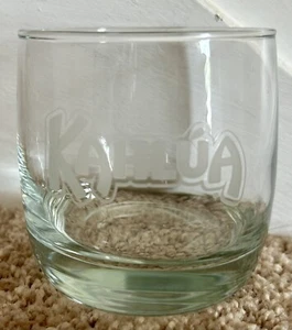 Kahlua Clear Etched Cocktail Glass Vintage 10 Ounce - Bild 1 von 4