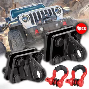 Parachoques de montaje Clevis con perno de 5 toneladas con montaje de grillete anillo D de 3/4" con placa de respaldo - Imagen 1 de 11