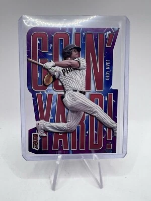 2023 Topps Stadium Club Chrome Juan Soto Goin Yard Die Cut Insert #GY-7 - Image 1 of 3