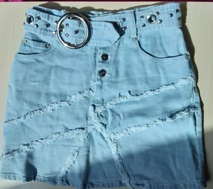 Jeansrock Gr.S, Länge 40cm, viele Akzente - Bild 1 von 2