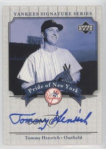 2003 Upper Deck Yankees Signature Series Pride of New York Tommy Henrich Auto