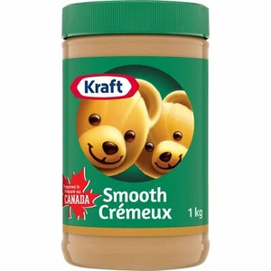 Glas Kraft Smooth Peanut Butter 1 Kg - Bild 1 von 2
