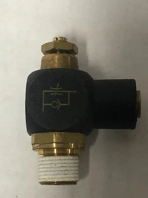 Legris 7765.60.18, 3/8" Flow Control, Metered Out, 90 Degree - Image 1 of 4