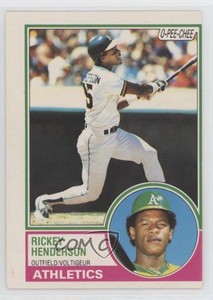 1983 O-Pee-Chee Rickey Henderson #180 HOF
