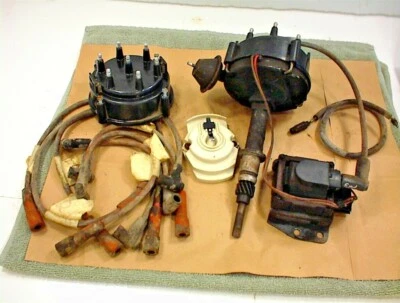 1973 1974 1975 1976 CHEVROLET C10 ГРУЗОВИК 6 ЦИЛИНДРОВ РАСПРЕДЕЛИТЕЛЬ КАТУШКИ КОЛПАЧОК ПРОВОДА - Изображение 1 из 4