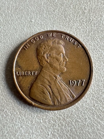 1977 Lincoln Penny No Mint Mark Cover