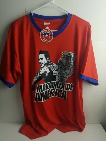 CHILE  Jersey #7 Alexis Sanchez Large Futbol Soccer Shirt (A15) Cover