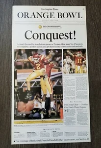 USC TROJANS FOOTBALL NATIONAL CHAMPIONSHIP ORANGE BOWL POSTER - Picture 1 of 1