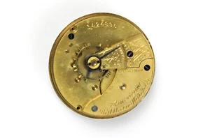 Waltham Grade 1 Pocket Watch Movement 18S 7J Model SN#3424896 - Picture 1 of 2
